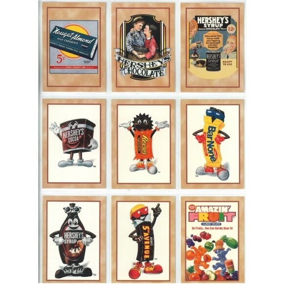 1995 - Hershey's Chocolate Base Card Set 100 Cards Dart Flipcards - Picture 8 of 13